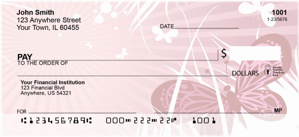 Winged Blessings Personal Checks