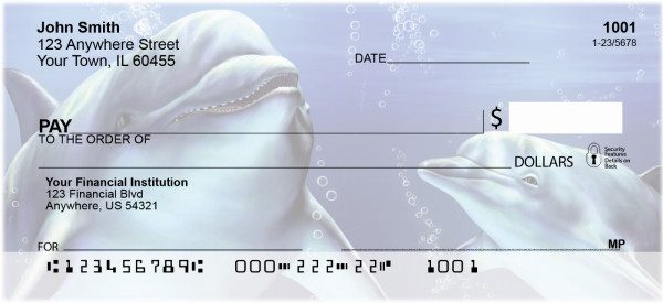 Friendly Dolphins Personal Checks