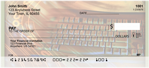 Computer Keyboard Personal Checks | QBD-58