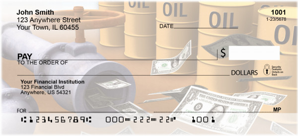 Oil Money Personal Checks | QBE-35
