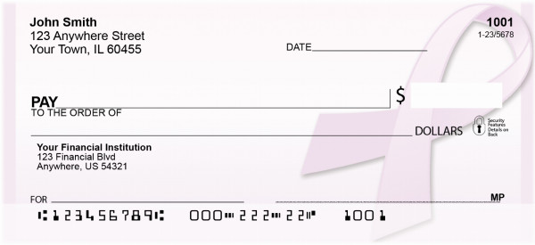 Cure Breast Cancer Personal Checks
