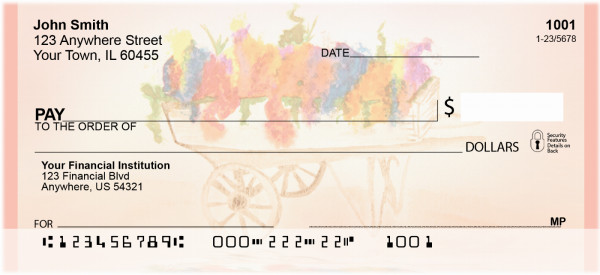 Spring In Bloom Personal Checks