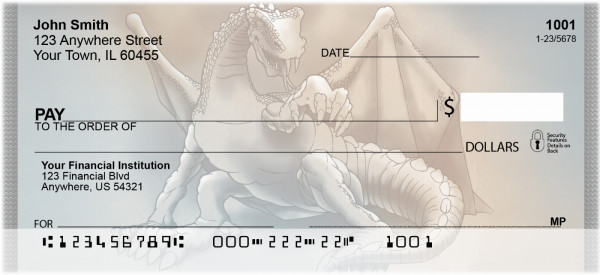 Dashing Dragons Personal Checks