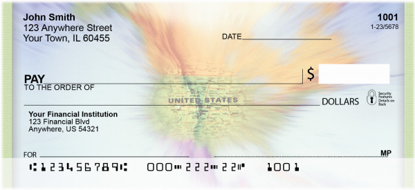 Spinning USA Personal Checks
