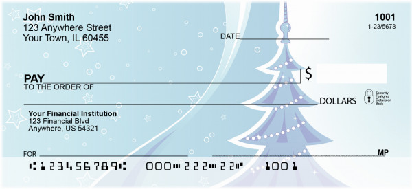 Colors Of The Holidays Personal Checks