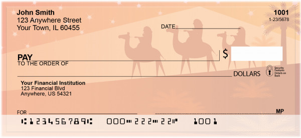 Journey To Bethleham Personal Checks | QBH-89