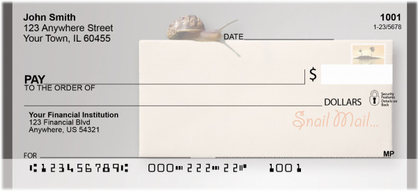 Snail Mail Personal Checks | QBI-39