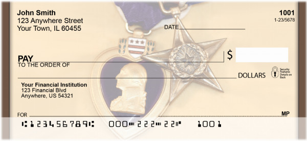 Medals Of Honor Personal Checks | QBM-23