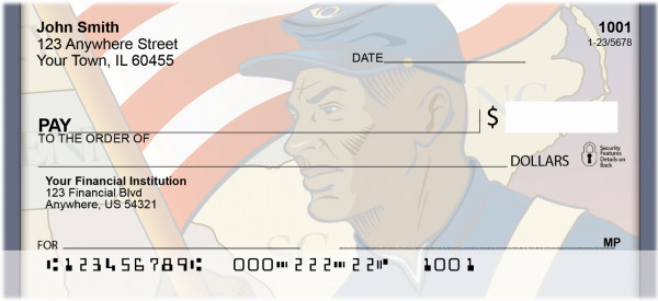 Civil War Soldier Personal Checks