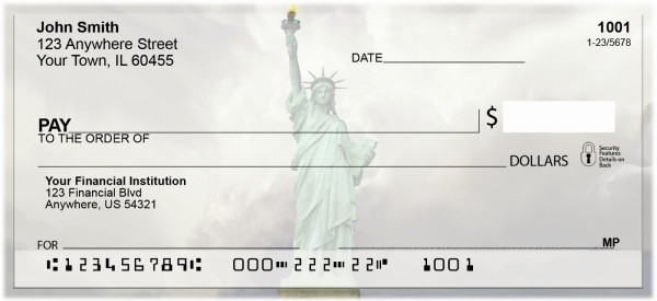 New York Statue Of Liberty Personal Checks