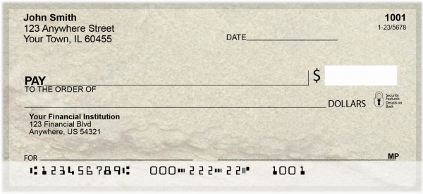Rough And Polished Personal Checks