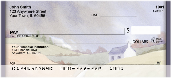 Fall In The Foothills Personal Checks | QBP-30