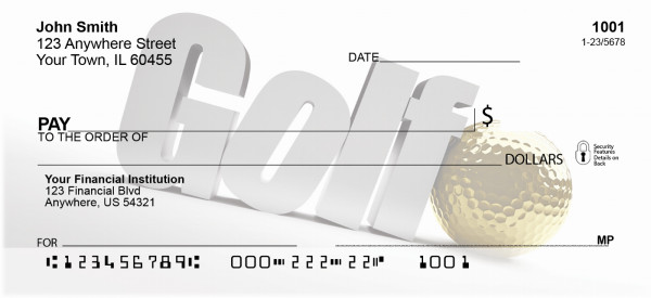 Golf Is Golden Personal Checks