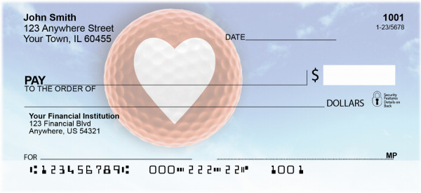 Love Golf Personal Checks