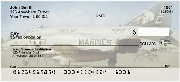 Marine VMFA-531 Plane Personal Checks