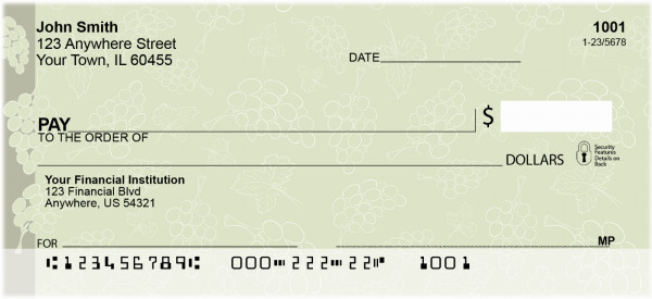 Fruit Of The Vines Personal Checks