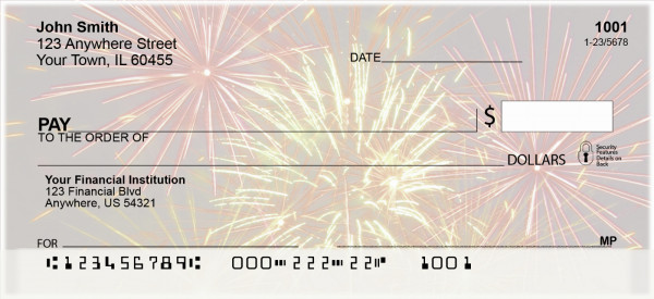 Fireworks Personal Checks | SCE-03