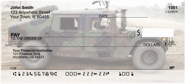 Hummers and Humvees Personal Checks