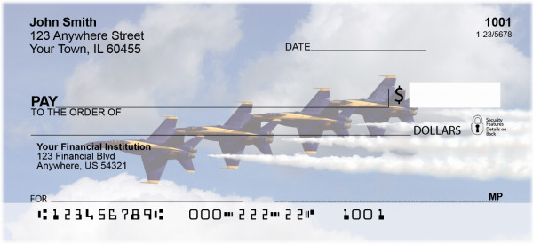 Navy Stunt Planes Personal Checks