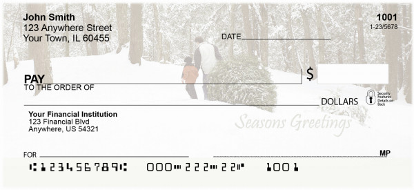Seasons Greetings Personal Checks