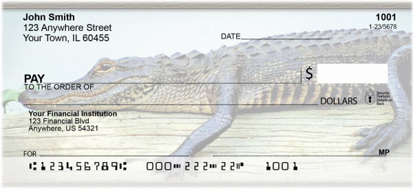 Alligators and Crocodiles Personal Checks | ZANI-43
