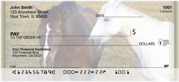 Horses Personal Checks | ZANJ-33