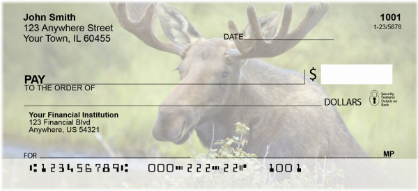 Moose Personal Checks | ZANJ-48