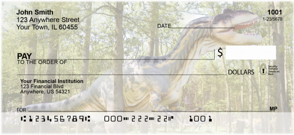 Dino Walk In The Park Personal Checks | ZANJ-98