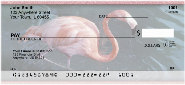 Flamingos In Wild Personal Checks | ZANK-37