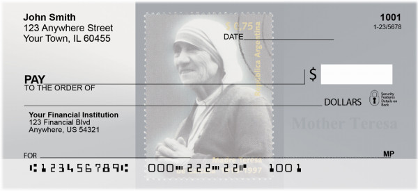 Mother Teresa Personal Checks | ZCHA-04