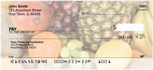 Tropical And Fruity Personal Checks | ZFOD-43