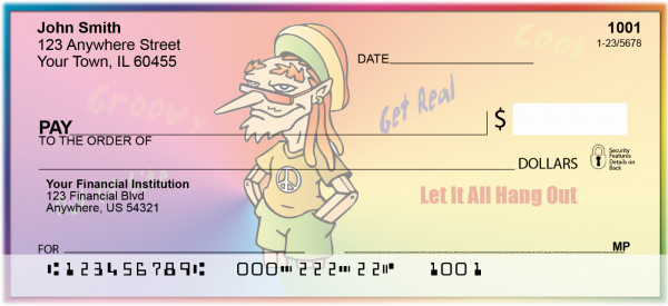 Let It All Hang Out Personal Checks | ZFUN-45