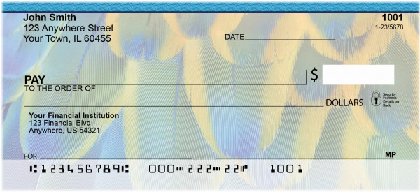 Feather Blues Personal Checks