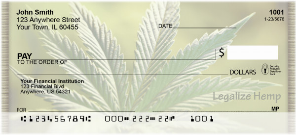 Legalize Marijuana - Weed Personal Checks