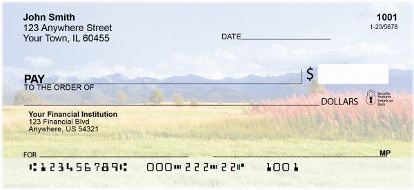 Foothills In Bloom Personal Checks