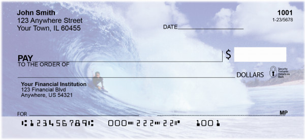 Surfs Up Personal Checks | ZSCE-41