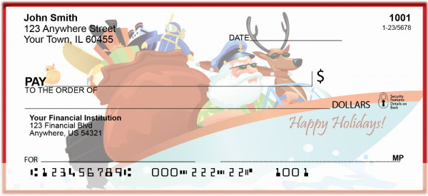 Boater's Holiday Greetings Personal Checks | ZXMS-37