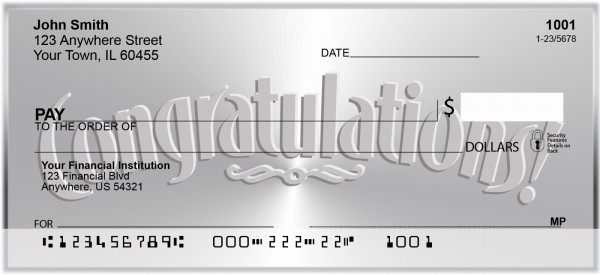 Congratulations Personal Checks | ZXMS-41
