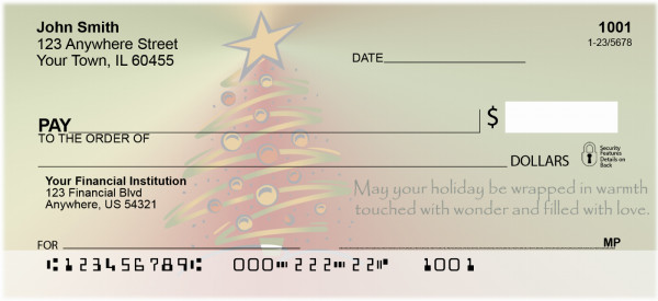 Holiday Filled With Love Personal Checks | ZXMS-53